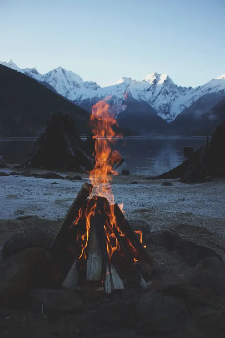 An image of a campfire