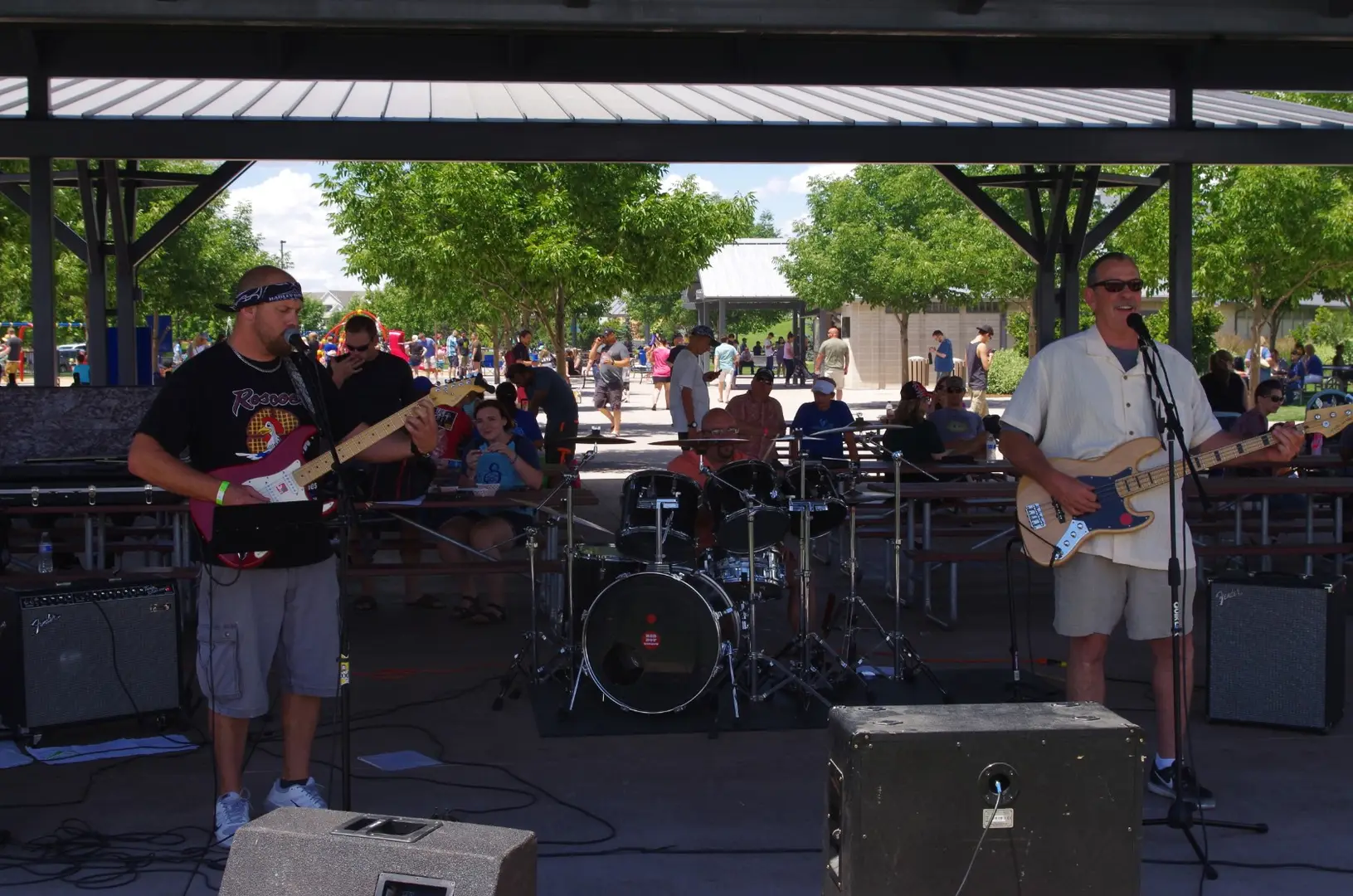 Some of the music at Wing-Off